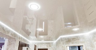 Натяжной ПВХ потолок Темрюк, цена от 2094 руб.